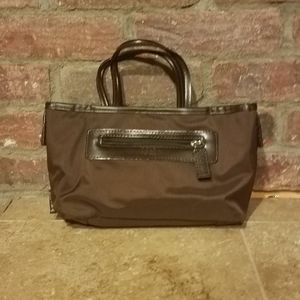 ABACO Mini Nylon and Leather Satchel